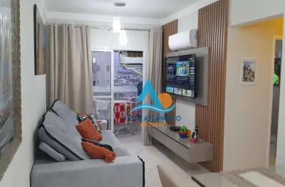 Apartamento com 2 dormitórios à venda, 60 m² por r$ 490.000 - tupi - praia grande/sp