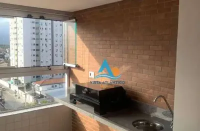 Apartamento com 1 dormitório à venda, 48 m² por r$ 370.000,00 - vila guilhermina - praia grande/sp