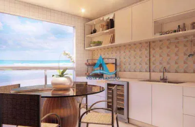 Apartamento com 2 dormitórios à venda, 79 m² por r$ 445.000,00 - caiçara - praia grande/sp