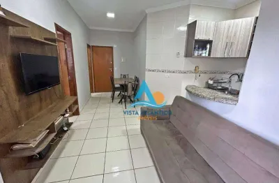 Apartamento com 1 dormitório à venda, 40 m² por r$ 315.000 - boqueirão - praia grande/sp