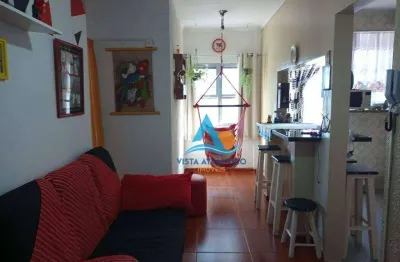 Apartamento com 2 quartos - frente mar - à venda, 62 m² por r$ 320.000 - tupi - praia grande/sp