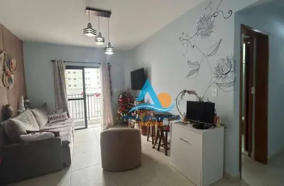 Apartamento com 2 dormitórios à venda, 68 m² por r$ 430.000 - aviação - praia grande/sp