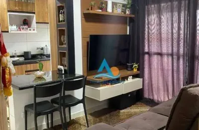 Apartamento com 2 dormitórios à venda, 55 m² por r$ 370.000,00 - caiçara - praia grande/sp