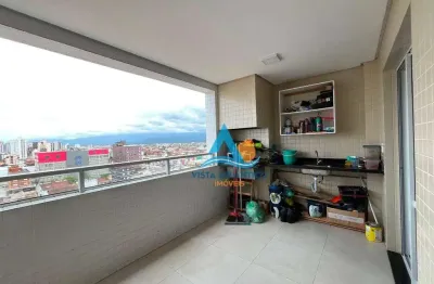 Apartamento - lazer completíssimo - 1 quarto(suíte)  à venda por 370 mil na tupi em praia grande/sp