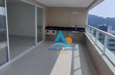 Apartamento com 3 dormitórios à venda, 158 m² por r$ 2.200.000,00 - canto do forte - praia grande/sp