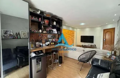 Apartamento com 2 dormitórios à venda, 98 m² por r$ 660.000,00 - canto do forte - praia grande/sp