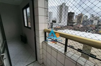 Apartamento com 2 dormitórios à venda, 77 m² por r$ 375.000 - aviação - praia grande/sp