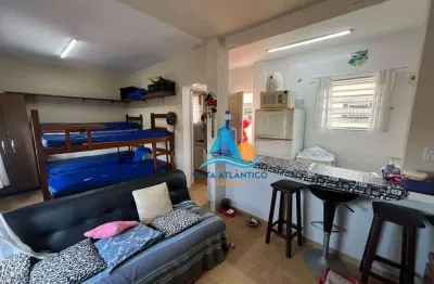 Kitnet com 1 dormitório à venda, 38 m² por r$ 179.900,00 - real - praia grande/sp