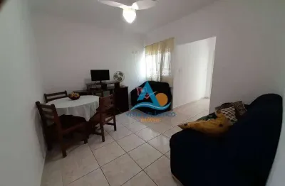 Apartamento mobiliado com 2 dormitórios à venda, 65 m² por r$ 270.000 - tupi - praia grande/sp