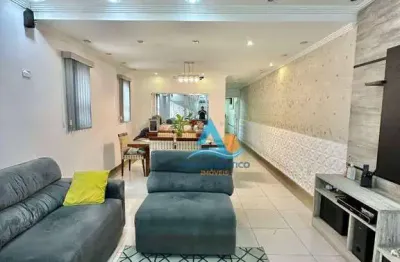 Sobrado com 3 dormitórios à venda, 137 m² por r$ 1.040.000,00 - boqueirão - praia grande/sp
