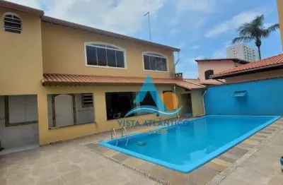 Sobrado com 4 dormitórios à venda, 395 m² por r$ 1.300.000,00 - balneário flórida - praia grande/sp