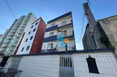 Apartamento com 1 dormitório à venda, 50 m² por r$ 220.000 - aviação - praia grande/sp