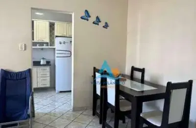Apartamento com 1 dormitório à venda, 54 m² por r$ 315.000,00 - vila guilhermina - praia grande/sp