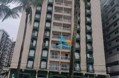 Apartamento mobiliado, vista mar, com 2 dormitórios à venda, 70 m² por r$ 340.000 - aviação - praia grande/sp