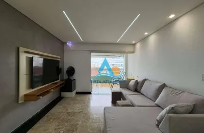 Apartamento com 3 dormitórios à venda, 137 m² por r$ 1.180.000,00 - canto do forte - praia grande/sp