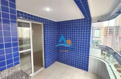 Apartamento com 3 dormitórios à venda, 88 m² por r$ 600.000 - aviação - praia grande/sp