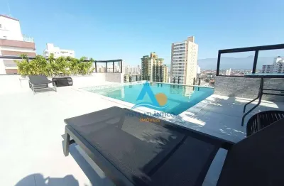 Apartamento com 2 dormitórios à venda, 56 m² por r$ 430.000,00 - tupi - praia grande/sp