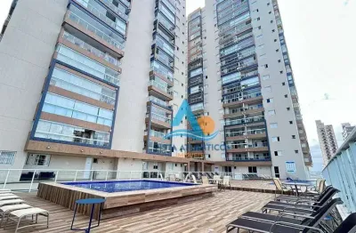 Apartamento com 1 dormitório à venda, 57 m² por r$ 495.000 - aviação - praia grande/sp