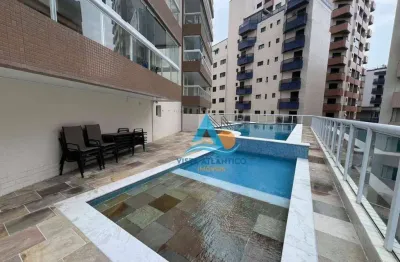 Apartamento com 2 dormitórios à venda, 86 m² por r$ 650.000 - tupi - praia grande/sp