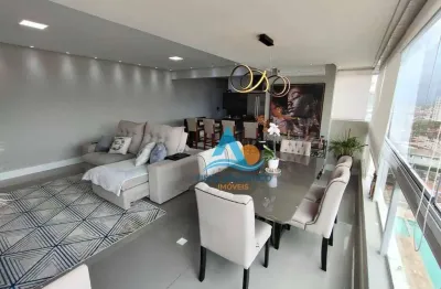 Apartamento com 2 dormitórios à venda, 100 m² por r$ 900.000 - vila guilhermina - praia grande/sp