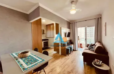 Apartamento com 2 dormitórios sendo 1 suíte à venda, 66 m² por R$ 529.000 - Vila Guilhermina - Praia Grande/SP