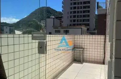 Apartamento Garden com 1 dormitório à venda, 70 m² por R$ 420.000 - Canto do Forte - Praia Grande/SP