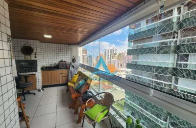 Apartamento com 3 dormitórios à venda, 104 m² por R$ 920.000 - Canto do Forte - Praia Grande/SP
