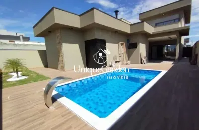 Linda casa em condomínio à venda em caçapava-sp, bairro santa mônica: 3 quartos, 1 suíte, 2 salas, 2 banheiros, 4 vagas, 190m²!