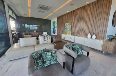 Cobertura linear à venda, 5 suites sendo 1 master, imovel mobiliado .paiva, cabo de santo agostinho
