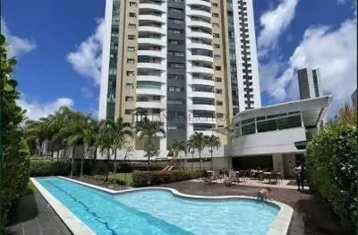 Apartamento à venda com 208m², 3 suítes, varanda, lavabo, dependência completa, 3 vagas, torre, rec