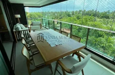 Apartamento à venda, 4 suites, lazer completo e mobiliado, paiva, cabo de santo agostinho, pe