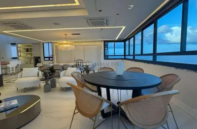 Cobertura à venda ou locação, na av boa viagem  mobiliada e decorada, projeto da arquiteta diana ca