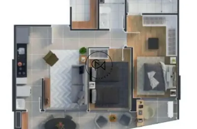 Apartamento em alphaville, 2 quartos, 75m - novo! edifício oka marmoré