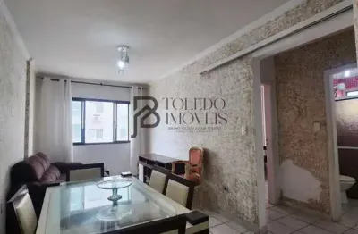 Apartamento semi mobiliado com 2 dormitórios no bairro guilhermina - praia grande