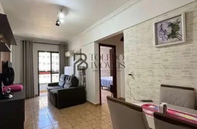 Apartamento vista mar com 1 dormitório no bairro guilhermina - praia grande