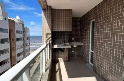 Apartamento vista mar de 1 dormitório com suíte no bairro jardim real - praia grande