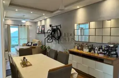 Apartamento de 2 dormitórios sendo 1 suíte porteira fechada no bairro canto do forte - praia grande