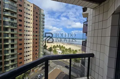 Apartamento frete mar de 1 dormitório no bairro aviação - praia grande