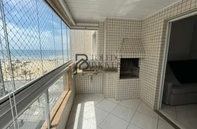 Apartamento 03 dormitórios com suíte, vista mar com churrasqueira, Boqueirão - PG