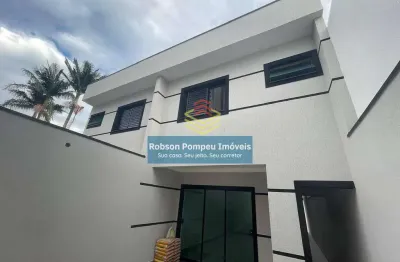 Oportunidade!!! belíssimo sobrado 3 suítes, 4 vagas novo fino acabamento à venda, jardim vila galvã