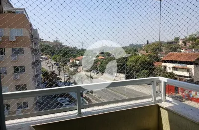 Apartamento 2 quartos com suíte – sol da manhã, varanda e vista livre/niterói