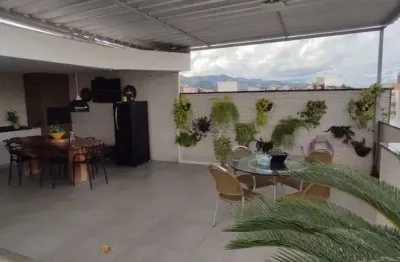 Cobertura b. cidade nobre, cód. c057, 3 qts/suíte, 2 vgs, área gourmet. aceita carro até 110 mil.