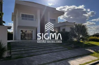 Casa em condomínio fechado com 5 quartos à venda na alameda egeu, 101, alphaville, rio das ostras por r$ 1.300.000