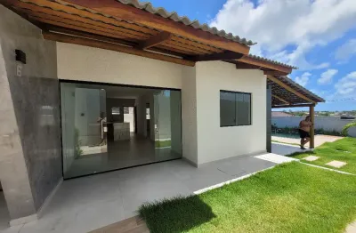 Belíssima casa em condomínio fechado carapibus, jacumã-conde-pb