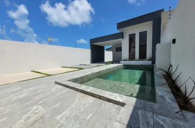 Belissima casa com 3 quartos em praia do amor- jacumã-conde-pb