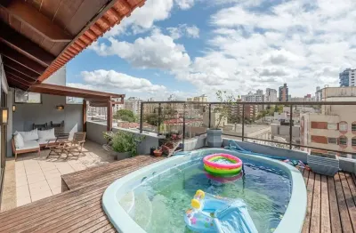 Cobertura com 2 quartos à venda na rua casemiro de abreu, 310, bela vista, porto alegre por r$ 1.300.000