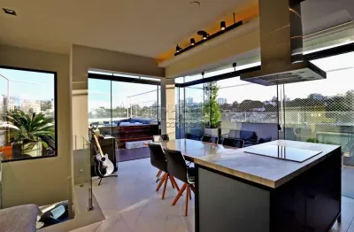 Cobertura com 2 quartos à venda na rua doutor jorge fayet, 500, chácara das pedras, porto alegre por r$ 1.290.000