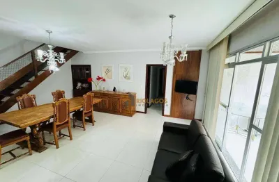 Apartamento à venda, 330 m² por r$ 1.790.000,00 - vila nova - cabo frio/rj