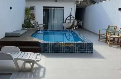 Casa com 3 dormitórios à venda, 200 m² por r$ 799.999,90 - palmeiras - cabo frio/rj