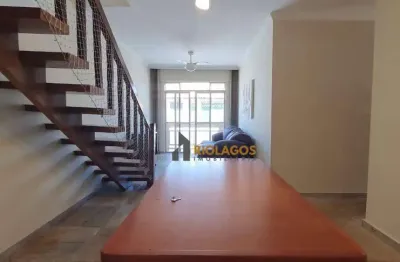 Cobertura com 4 dormitórios à venda, 220 m² por r$ 690.000,00 - praia do forte - cabo frio/rj